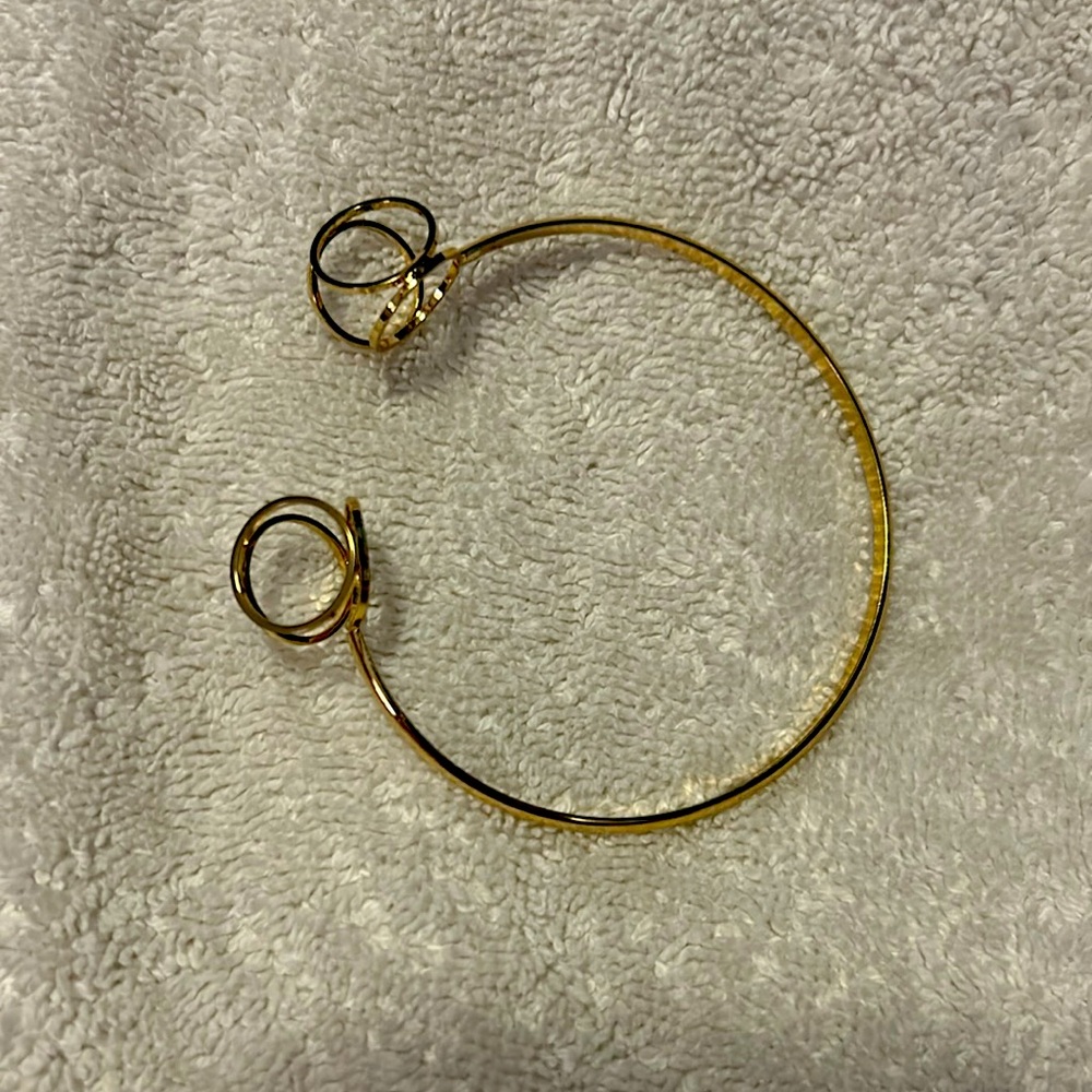 Gold Bentley bracelet where they funky designed